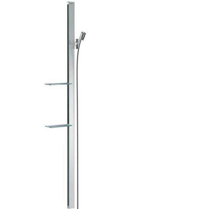 Hansgrohe - Unica Wallbar Raindance E, 60'' in Chrome - Chrome