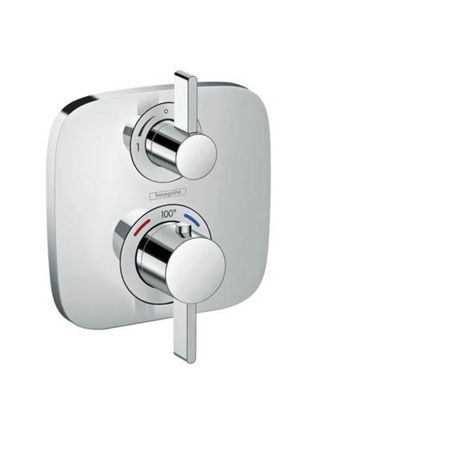 Hansgrohe - Ecostat E Thermostatic Trim with Volume Control and Diverter in Chrome - Chrome