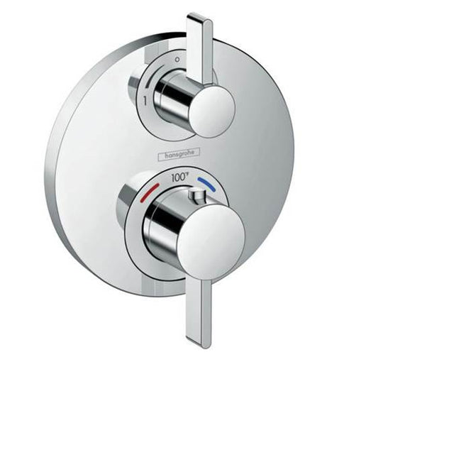 Hansgrohe - Ecostat S Thermostatic Trim with Volume Control in Chrome - Chrome