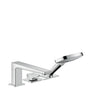 Hansgrohe - Metropol 3-Hole Roman Tub Set Trim with Loop Handle and 1.75 GPM Handshower in Chrome - Chrome
