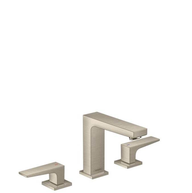 Hansgrohe - Metropol Widespread Faucet 110 with Lever Handles, 1.2 GPM in Brushed Nickel - Brushed Nickel