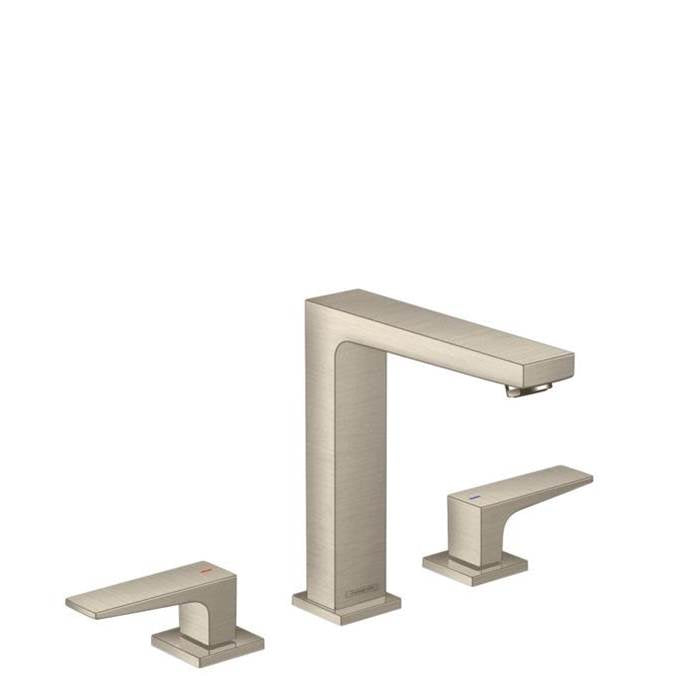 Hansgrohe - Metropol Widespread Faucet 160 with Lever Handles, 1.2 GPM in Brushed Nickel - Brushed Nickel