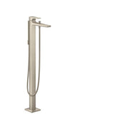Hansgrohe - Metropol Freestanding Tub Filler Trim with Lever Handle and 1.75 GPM Handshower in Brushed Nickel - Brushed Nickel