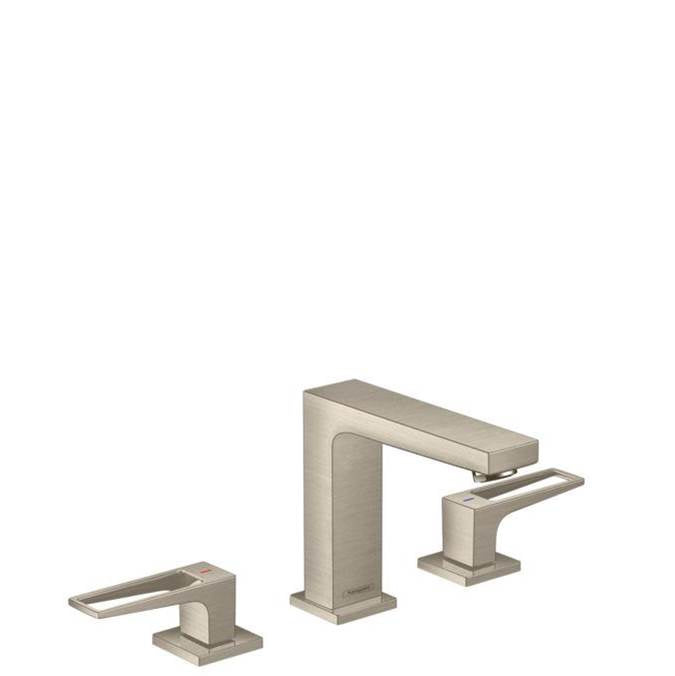 Hansgrohe - Metropol Widespread Faucet 110 with Loop Handles and Pop-Up Drain, 1.2 GPM in Brushed Nickel - Brushed Nickel