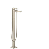 Hansgrohe - Metropol Freestanding Tub Filler Trim with Loop Handle and 1.75 GPM Handshower in Brushed Nickel - Brushed Nickel