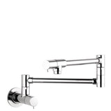 Hansgrohe - Modern Wall-Mounted Pot Filler in Chrome - Chrome