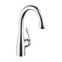 Hansgrohe - Allegro E Gourmet HighArc Kitchen Faucet, 2-Spray Pull-Down, 1.75 GPM in Chrome - Chrome
