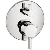 Hansgrohe - Ecostat Pressure Balance Trim S with Diverter in Chrome - Chrome