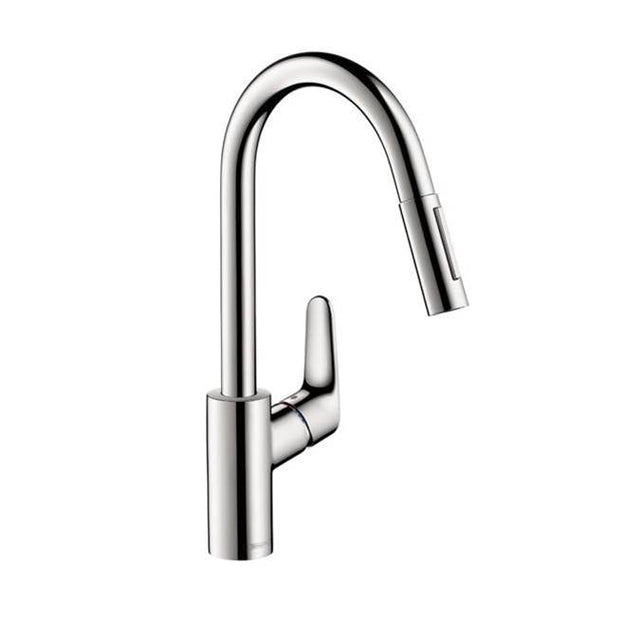 Hansgrohe - Focus HighArc Kitchen Faucet, 2-Spray Pull-Down, 1.75 GPM in Chrome - Chrome