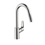 Hansgrohe - Focus HighArc Kitchen Faucet, 2-Spray Pull-Down, 1.75 GPM in Chrome - Chrome