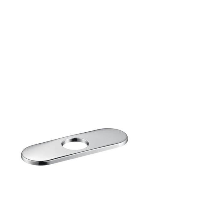 Hansgrohe - C Accessories Base Plate for Traditional Single-Hole Faucets, 6'' in Chrome - Chrome