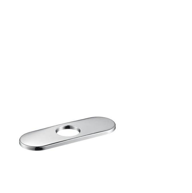 Hansgrohe - C Accessories Base Plate for Traditional Single-Hole Faucets, 6'' in Chrome - Chrome