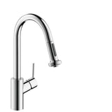 Hansgrohe - Talis SÂ² HighArc Kitchen Faucet, 2-Spray Pull-Down, 1.75 GPM in Chrome - Chrome