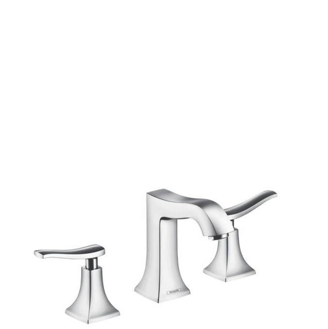 Hansgrohe - Metris C Widespread Faucet 100 with Pop-Up Drain, 1.2 GPM in Chrome - Chrome
