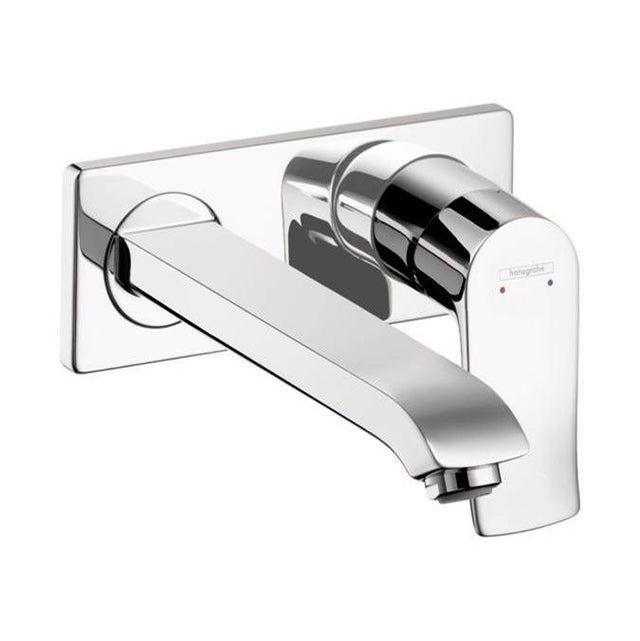 Hansgrohe - Metris Wall-Mounted Single-Handle Faucet Trim, 1.2 GPM in Chrome - Chrome