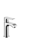 Hansgrohe - Metris Single-Hole Faucet 100 with Pop-Up Drain, 1.2 GPM in Chrome - Chrome