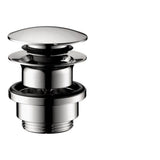 Hansgrohe - Push-Open Sink Drain in Chrome - Chrome