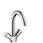 Hansgrohe - Logis Single-Hole Faucet 150 with Swivel Spout and Pop-Up Drain, 1.2 GPM in Chrome - Chrome