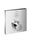 Hansgrohe - ShowerSelect Thermostatic Trim for 1 Function, Square in Chrome - Chrome