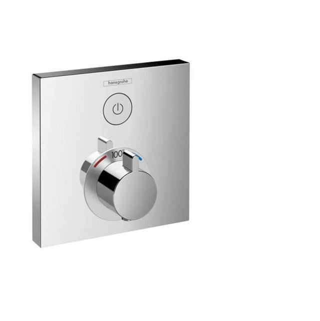 Hansgrohe - ShowerSelect Thermostatic Trim for 1 Function, Square in Chrome - Chrome