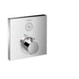 Hansgrohe - ShowerSelect Thermostatic Trim for 1 Function, Square in Chrome - Chrome