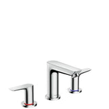Hansgrohe - Talis E Widespread Faucet 150 with Pop-Up Drain, 1.2 GPM in Chrome - Chrome