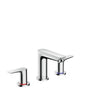 Hansgrohe - Talis E Widespread Faucet 150 with Pop-Up Drain, 1.2 GPM in Chrome - Chrome