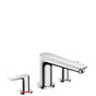 Hansgrohe - Talis E 3-Hole Roman Tub Set Trim in Chrome - Chrome