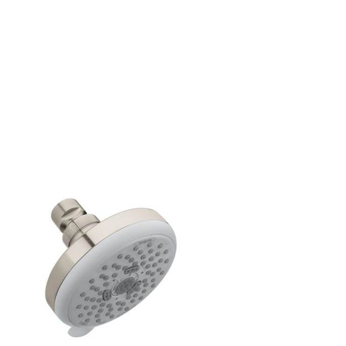 Hansgrohe - Croma 100 Showerhead E 3-Jet, 1.8 GPM in Brushed Nickel - Brushed Nickel