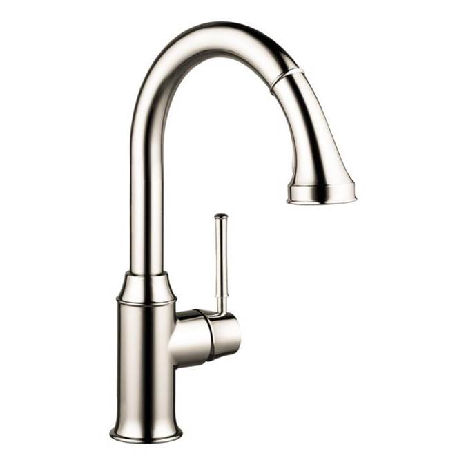 Hansgrohe - Talis C HighArc Kitchen Faucet, 2-Spray Pull-Down, 1.75 GPM in Polished Nickel - Polished Nickel