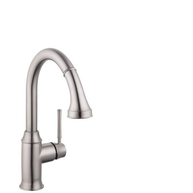 Hansgrohe - Talis C Prep Kitchen Faucet, 2-Spray Pull-Down, 1.75 GPM in Steel Optic - Steel Optic