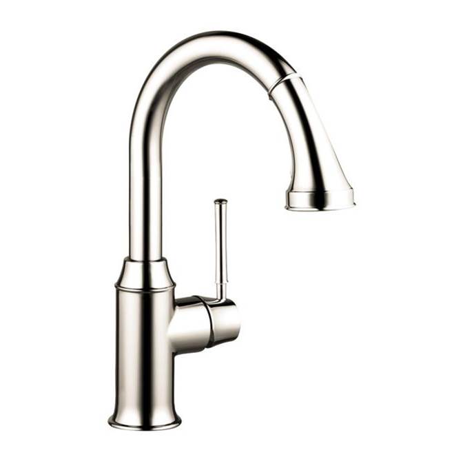 Hansgrohe - Talis C Prep Kitchen Faucet, 2-Spray Pull-Down, 1.75 GPM in Polished Nickel - Polished Nickel