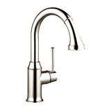 Hansgrohe - Talis C Prep Kitchen Faucet, 2-Spray Pull-Down, 1.75 GPM in Polished Nickel - Polished Nickel
