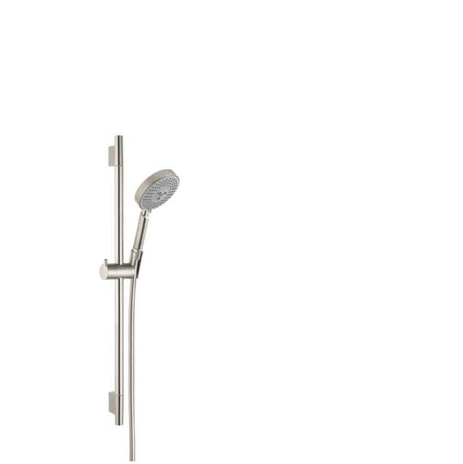 Hansgrohe - Raindance S Wallbar Set 120 3-Jet 24'', 2.5 GPM in Brushed Nickel - Brushed Nickel