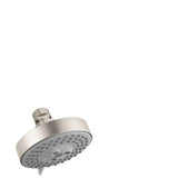 Hansgrohe - Raindance S Showerhead 100 3-Jet, 2.0 GPM in Brushed Nickel - Brushed Nickel