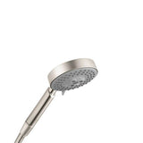 Hansgrohe - Raindance S Handshower 100 3-Jet, 2.0 GPM in Brushed Nickel - Brushed Nickel