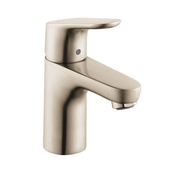 Hansgrohe - Focus Single-Hole Faucet 100 with Pop-Up Drain, 1.2 GPM in Brushed Nickel - Brushed Nickel