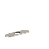 Hansgrohe - E&S Accessories Base Plate for Contemporary Single-Hole Faucets, 6'' in Brushed Nickel - Brushed Nickel