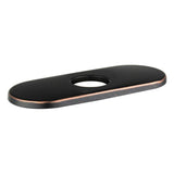 Hansgrohe - C Accessories Base Plate for Traditional Single-Hole Faucets, 6'' in Rubbed Bronze - Rubbed Bronze
