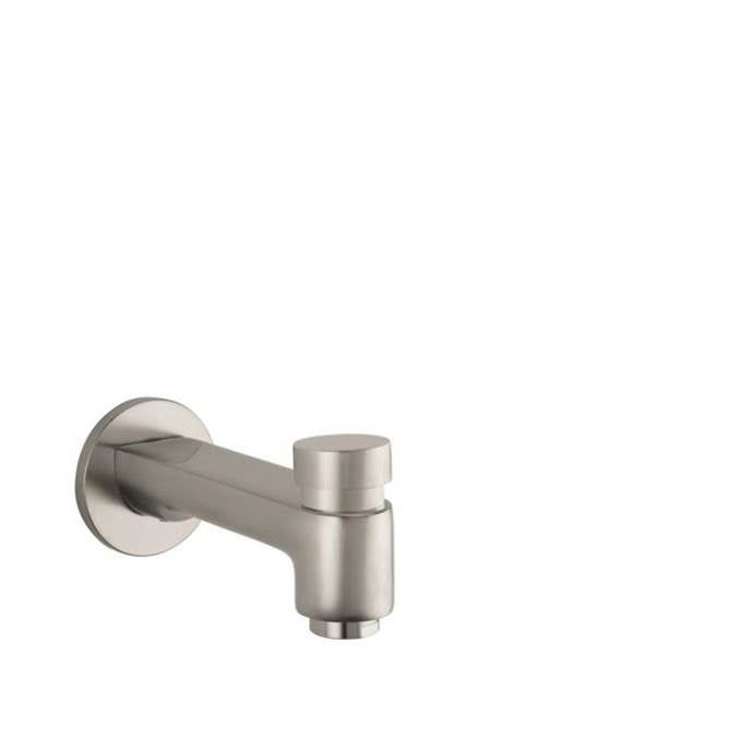 Hansgrohe - Metris S Tub Spout with Diverter in Brushed Nickel - Brushed Nickel