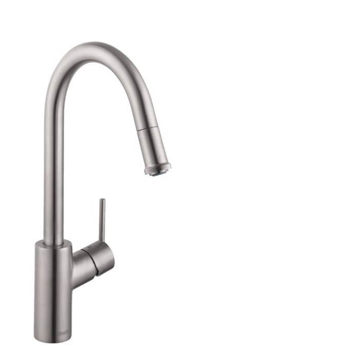 Hansgrohe - Talis SÂ² HighArc Kitchen Faucet, 1-Spray Pull-Down, 1.75 GPM in Steel Optic - Steel Optic
