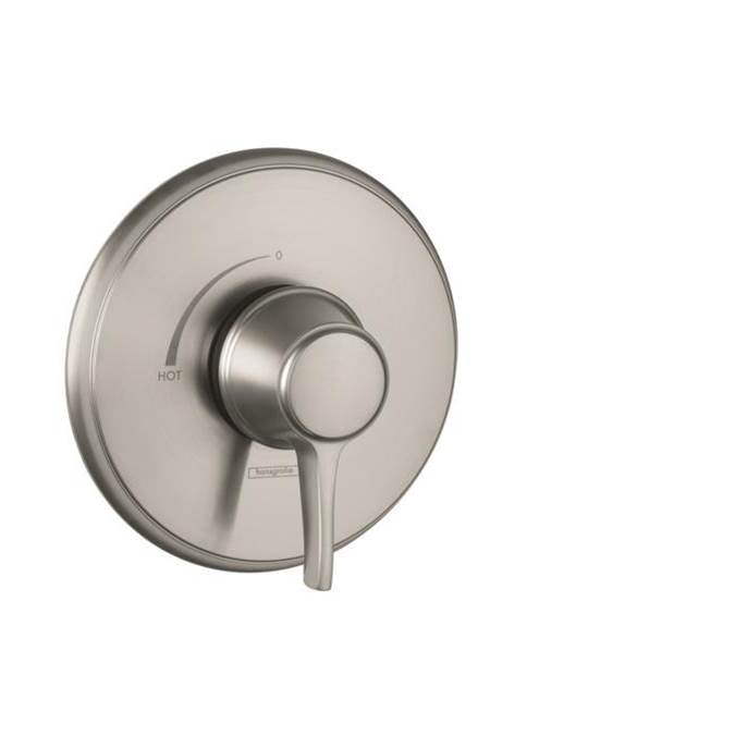Hansgrohe - Ecostat Classic Pressure Balance Trim, Round in Brushed Nickel - Brushed Nickel