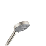 Hansgrohe - Raindance S Handshower 100 3-Jet, 2.5 GPM in Brushed Nickel - Brushed Nickel