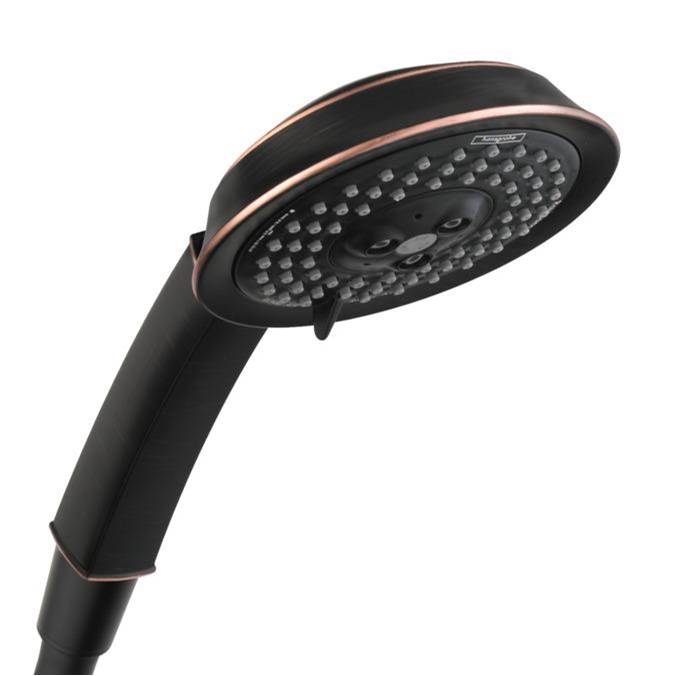 Hansgrohe - Raindance Classic Handshower 100 3-Jet, 2.5 GPM in Rubbed Bronze - Rubbed Bronze