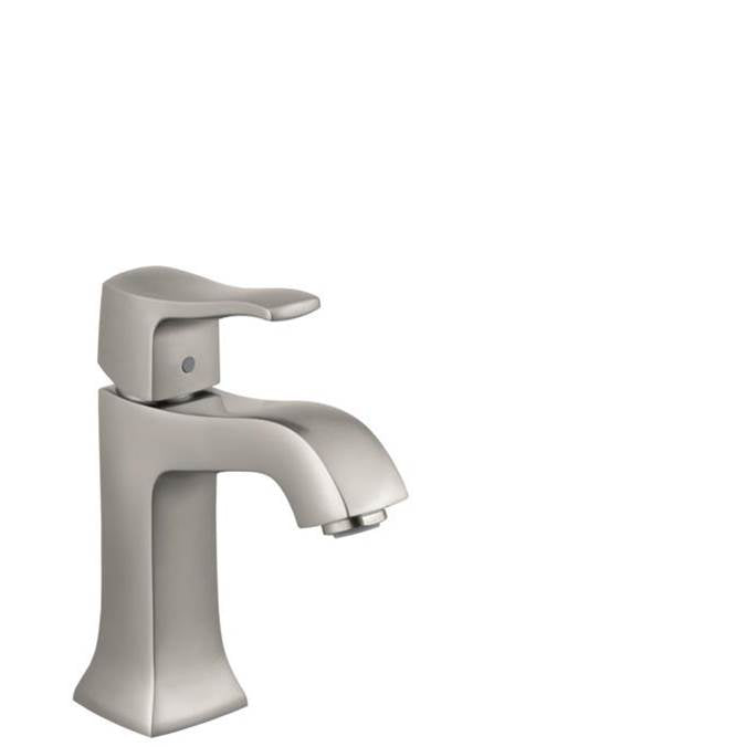 Hansgrohe - Metris C Single-Hole Faucet 100 with Pop-Up Drain, 1.2 GPM in Brushed Nickel - Brushed Nickel