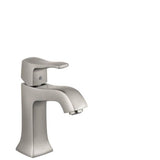 Hansgrohe - Metris C Single-Hole Faucet 100 with Pop-Up Drain, 1.2 GPM in Brushed Nickel - Brushed Nickel