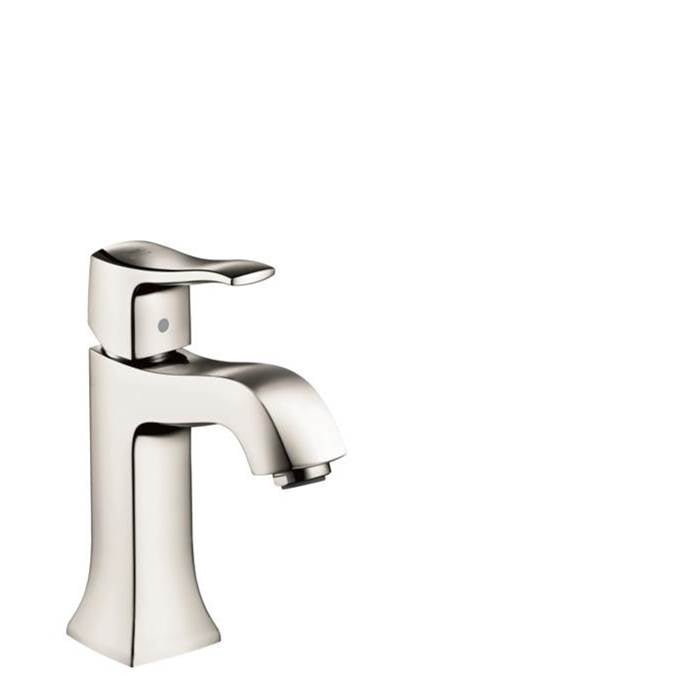 Hansgrohe - Metris C Single-Hole Faucet 100 with Pop-Up Drain, 1.2 GPM in Polished Nickel - Polished Nickel