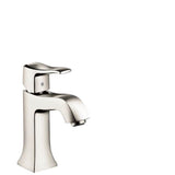 Hansgrohe - Metris C Single-Hole Faucet 100 with Pop-Up Drain, 1.2 GPM in Polished Nickel - Polished Nickel