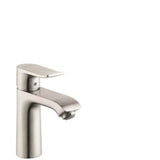 Hansgrohe - Metris Single-Hole Faucet 110 with Pop-Up Drain, 1.2 GPM in Brushed Nickel - Brushed Nickel