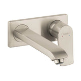 Hansgrohe - Metris Wall-Mounted Single-Handle Faucet Trim, 1.2 GPM in Brushed Nickel - Brushed Nickel